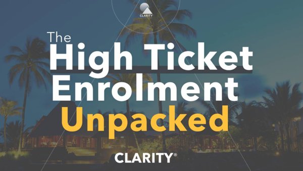 High-Ticket Enrollment Unpacked