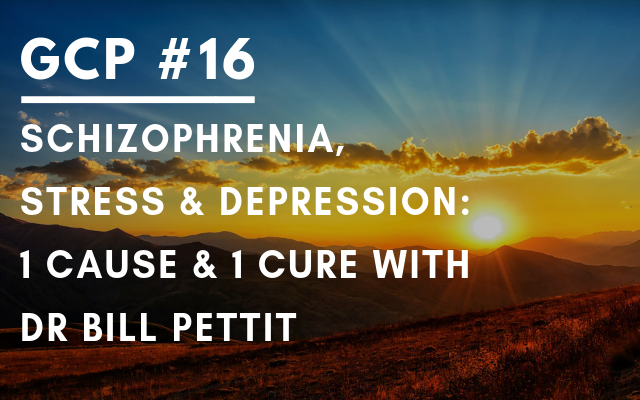 #016 – Schizophrenia, Stress & Depression: 1 cause & 1 cure with Dr Bill Pettit – Get Clarity Podcast
